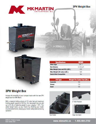 3PH Weight Box Brochure