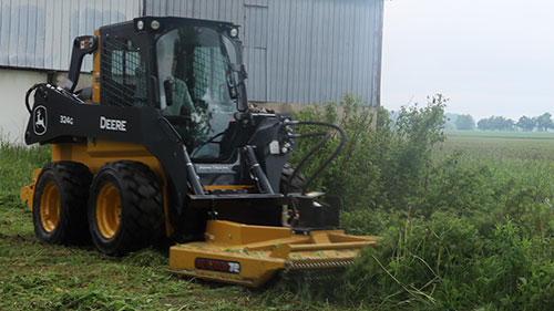 Skidsteer Hydraulic Rotary Cutter